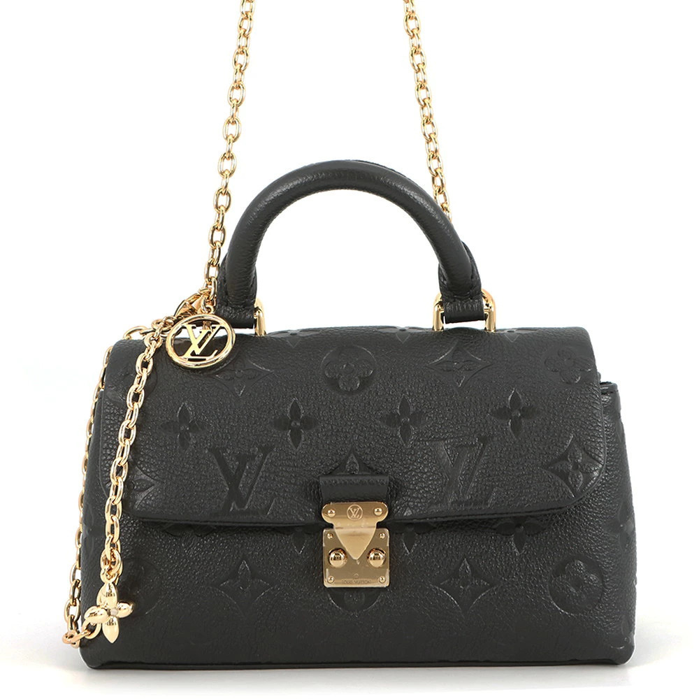 Louis Vuitton handbag Monogram Empreinte Madeleine shoulder bag black